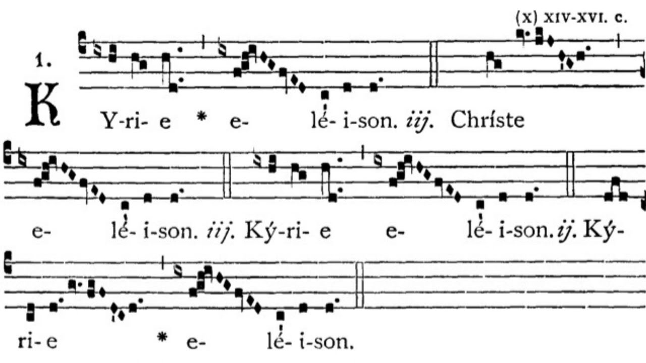 Gregorian Chant - Julian D. Jankowski - Kyrie (Mass XI)