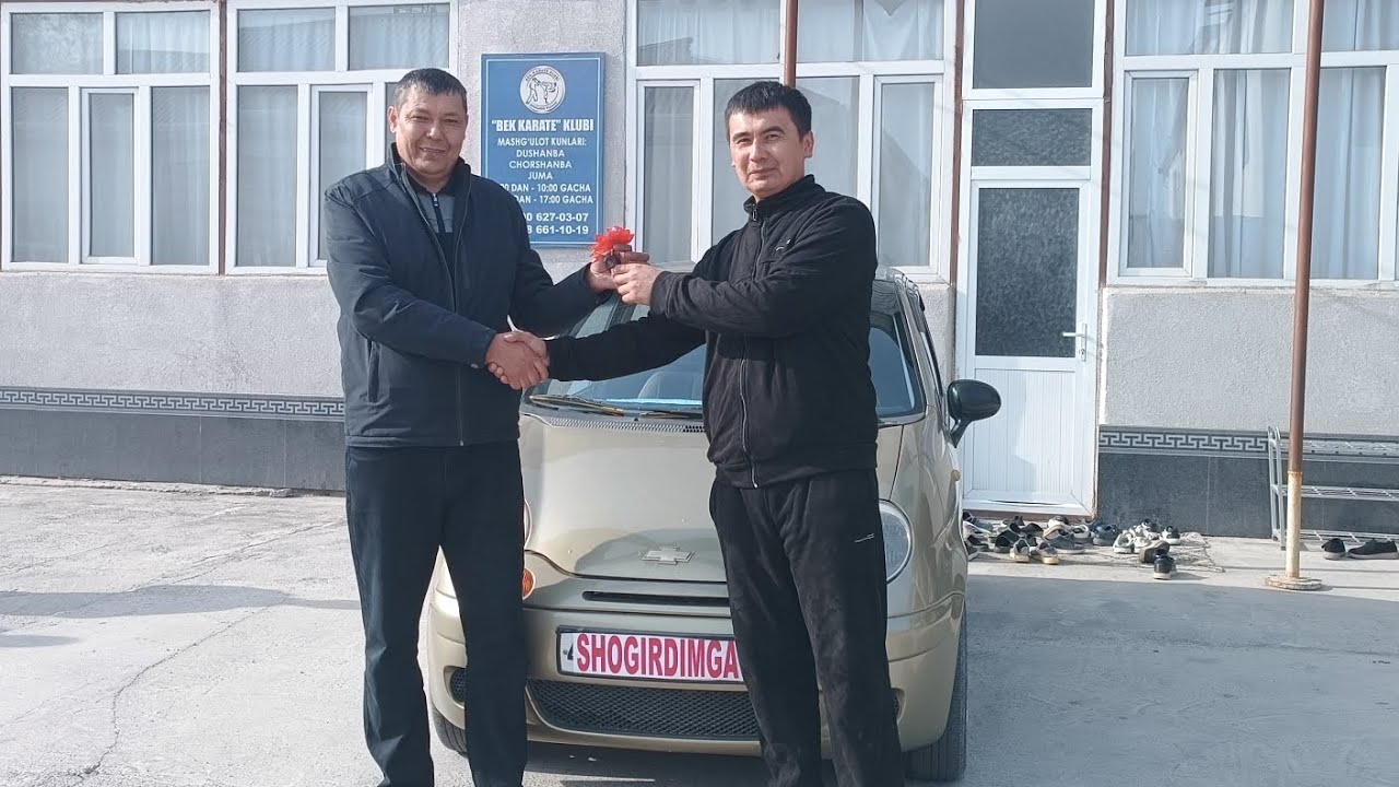 Beshariq tumani Bek karate klubi rahbari avtomobil sovgʻa qildi 