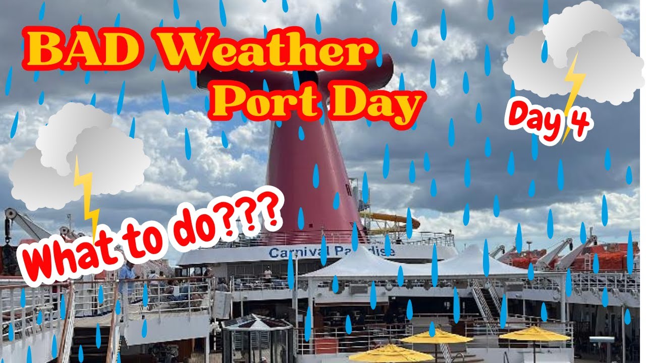 Круиз в плохую погоду/день в порту &mdash; чем заняться? Carnival Paradise, октябрь 2025 г.