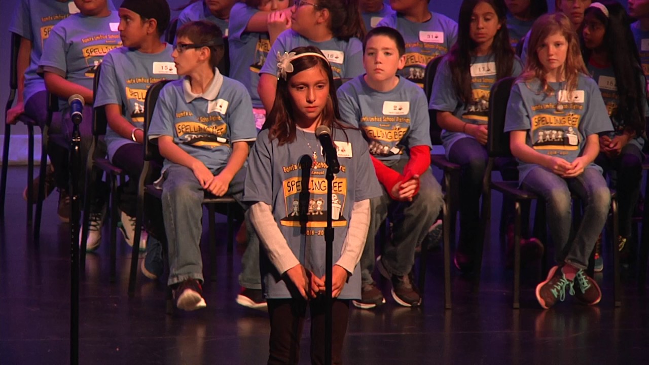 13th Annual Spelling Bee - Bonita Unified School District  - 2017