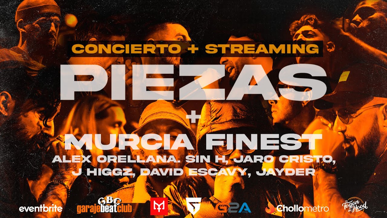 PIEZAS & JAYDER FT MURCIA FINEST - CONCIERTO EN MURCIA (SALA GARAJE BEAT CLUB)