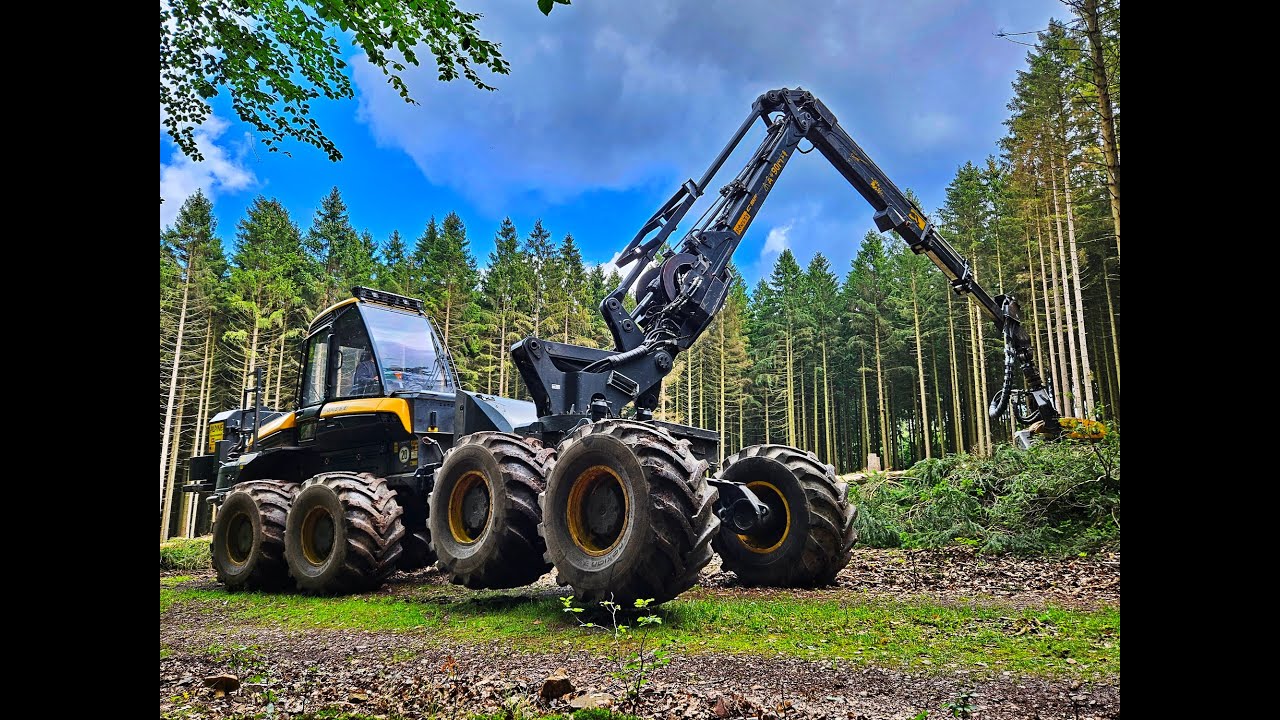 🌲Follow-UP *Trailer* &bull; Ponsse Bear 14,5m Crane &bull; Herzog Forsttechnik &bull; C55 & H6 &bull; HarvesterAction 🌲