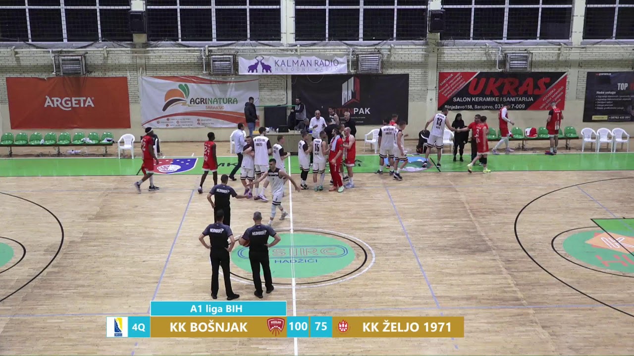 KK Bošnjak Hadžići vs KK Željo 1971 Bihać- A1 Liga KSBIH Kolo br. 5