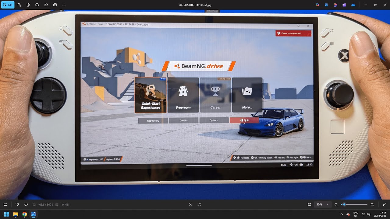 BeamNG. Drive - Lenovo Legion Go S Game Testing