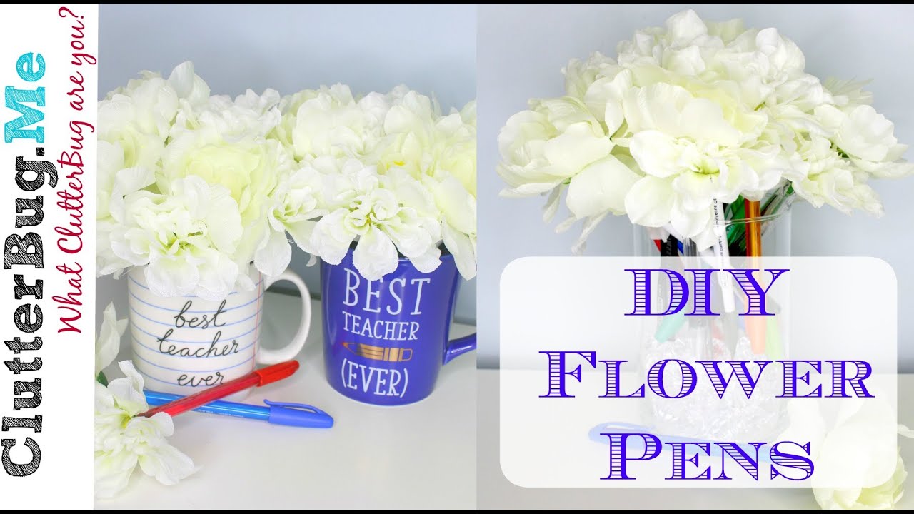DIY Flower Pens - Make It Monday