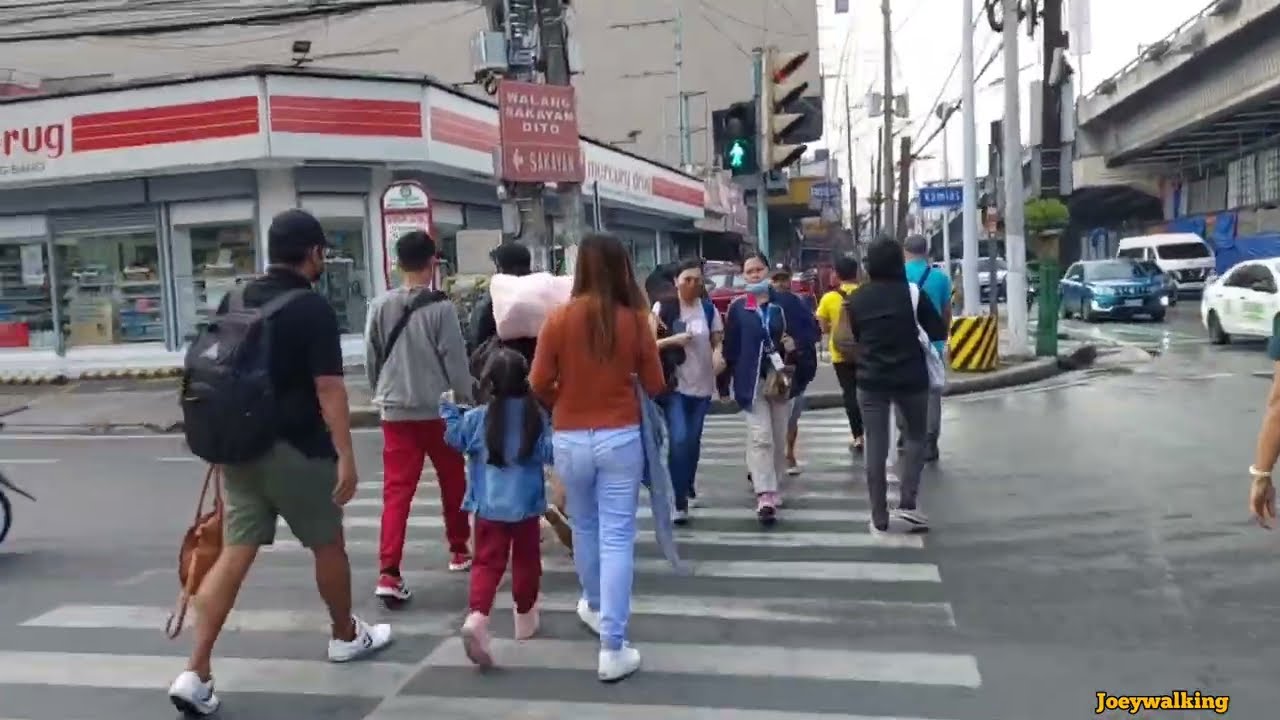 🇵🇭 Morning WALK EXPERIANCE in KAMIAS Rd.QUEZON CITY |walking tour.[4K]