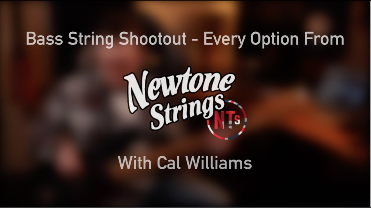 Every Option Available From Newtone Bass Strings - Shootout Comparison Steel Vs Nickel Hex Vs Round