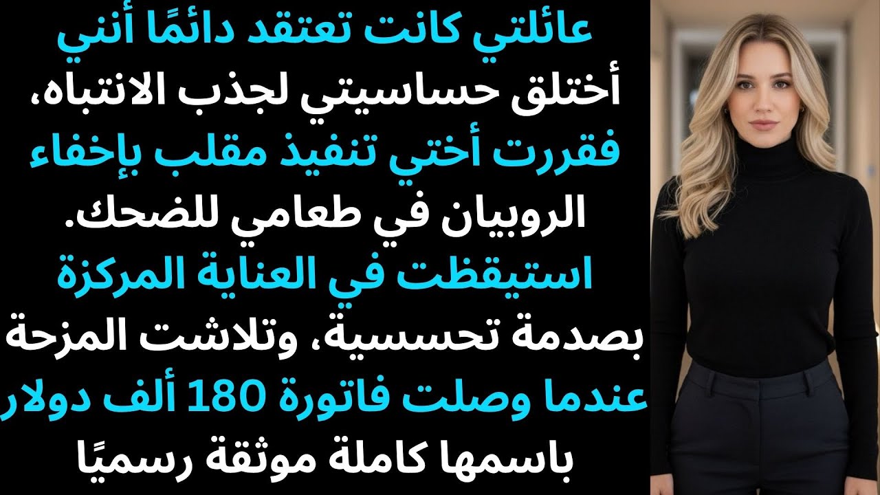 أوشكت «مزحة» أختي أن تقتلني — فوثّقت كل شيء وأرسلتُ لها فاتورة بقيمة 180 ألف دولار.
