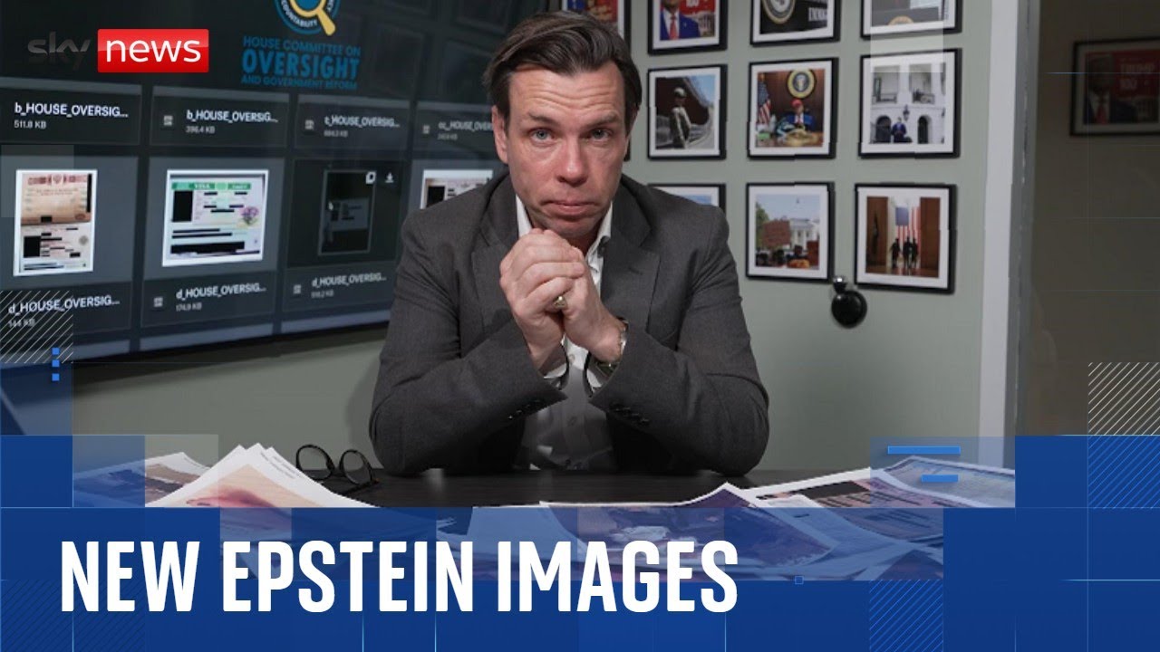 A look at new Epstein images released by Democrats