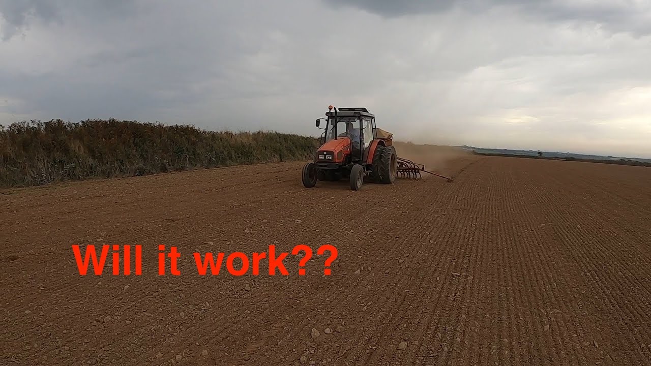 Drilling grass seeds, will it work?