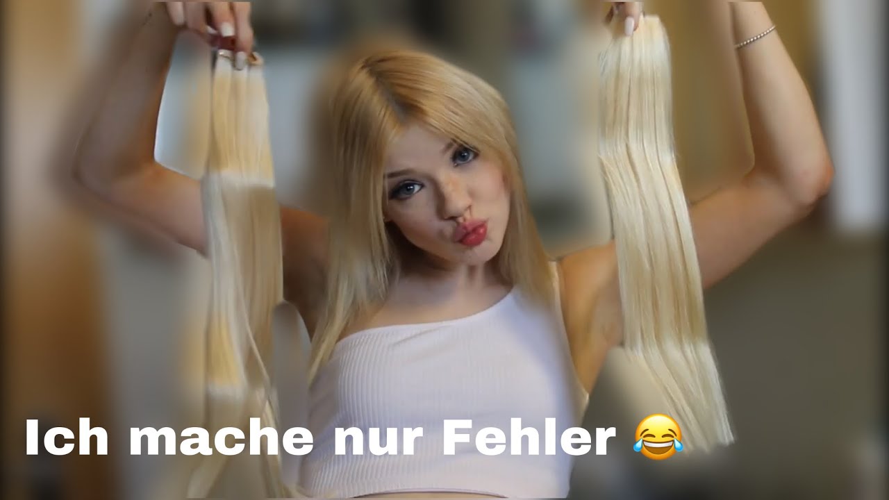 SELBST EXTENSIONS REINGEMACHT .. 😂😖