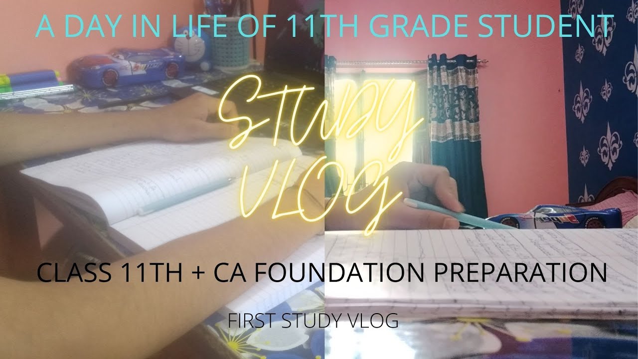 MY FIRST VLOG. A DAY IN LIFE OF CLASS 11TH GRADER. COMMERCESTUDENT