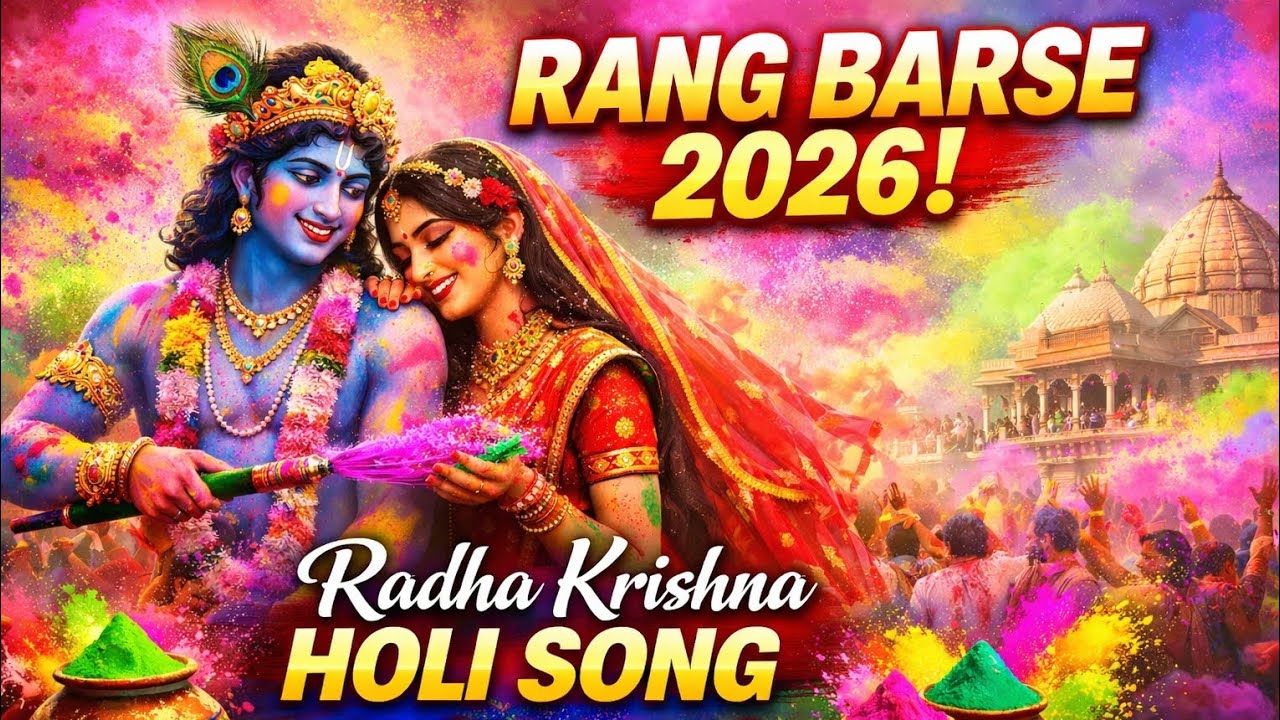 Rang Barse Song | Holi Song 2026 Rang Barse Latest Holi Bhajan 2026 Holi Song Radha Krishna Holi Song