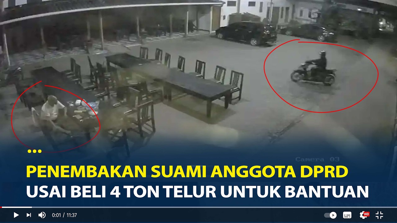 Detik-detik Penembakan Suami Anggota DPRD Jateng Usai Beli 4 Ton Telur Untuk Bantuan