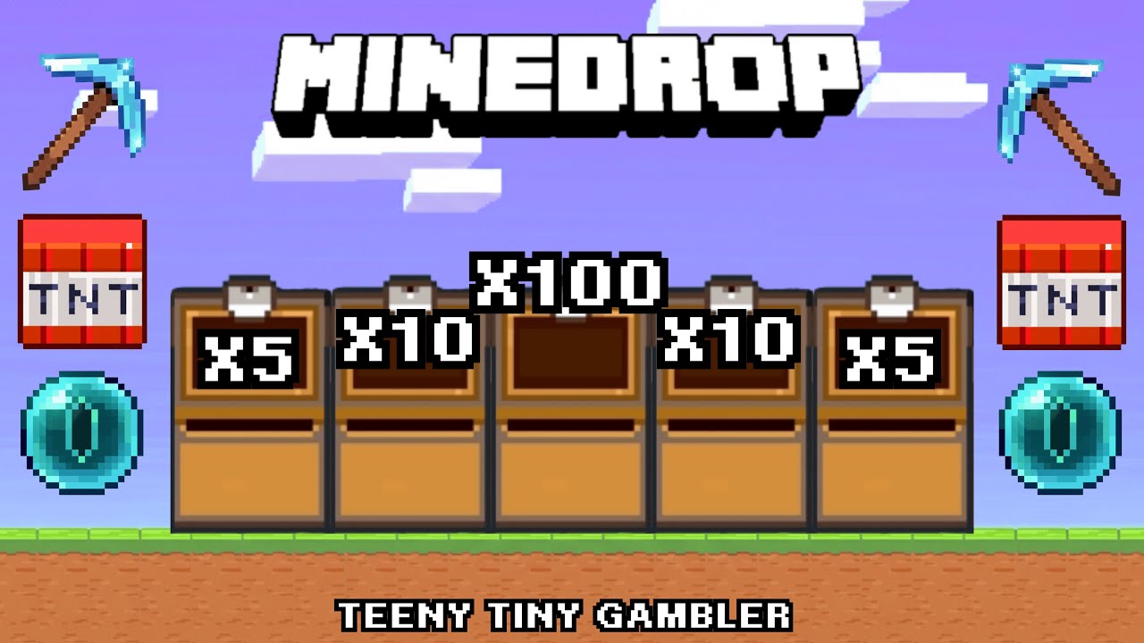 I went crazy on MINEDROP! (Minecraft slot)