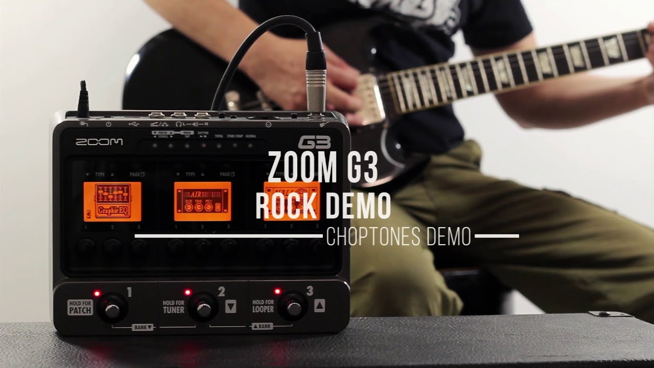Zoom G3 - Rock Demo