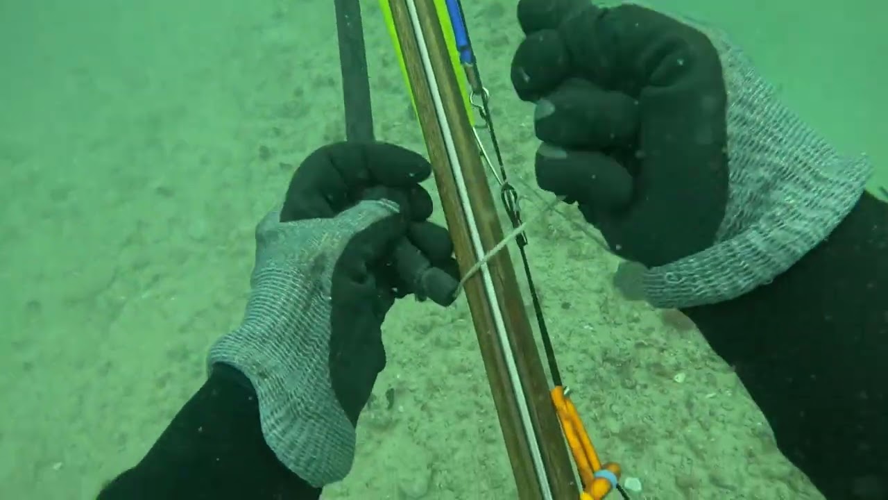 Diving on a BARGE IN SHALLOW WATER