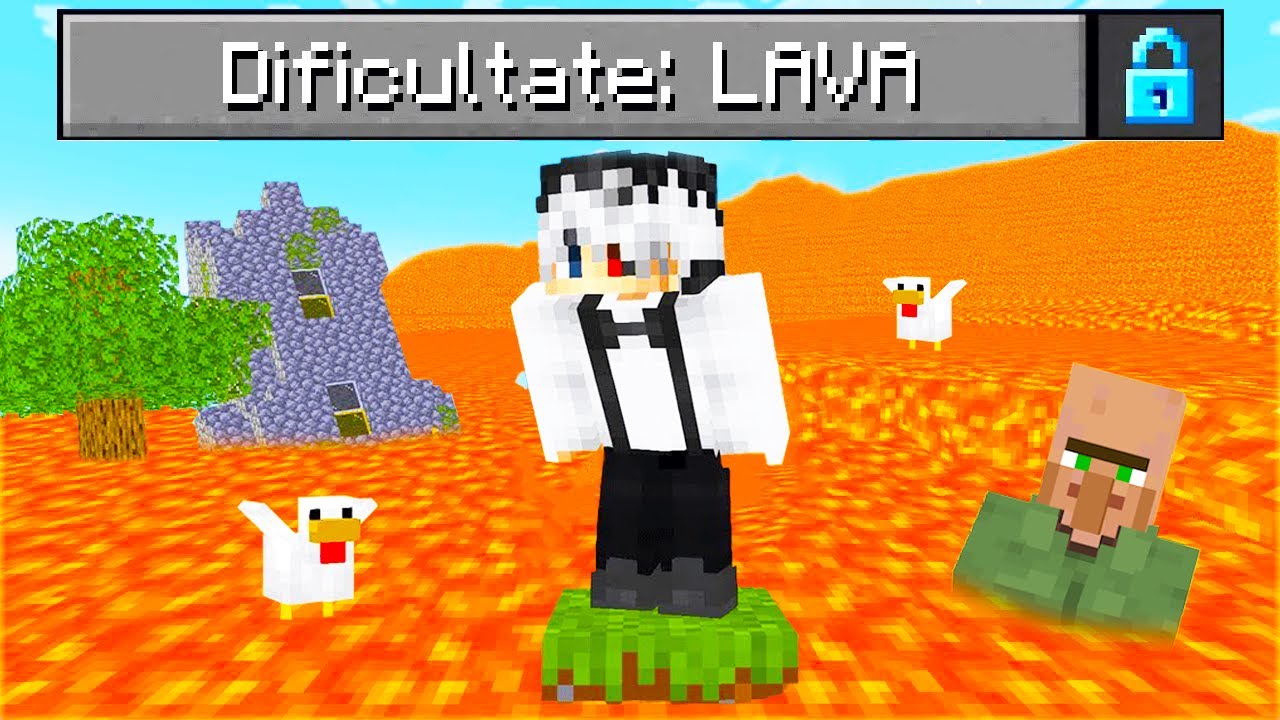 Minecraft Dar Lumea Este de LAVA!