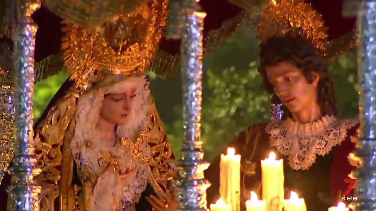 Virgen de la Merced en Recorrido Oficial. Semana Santa Málaga 2025