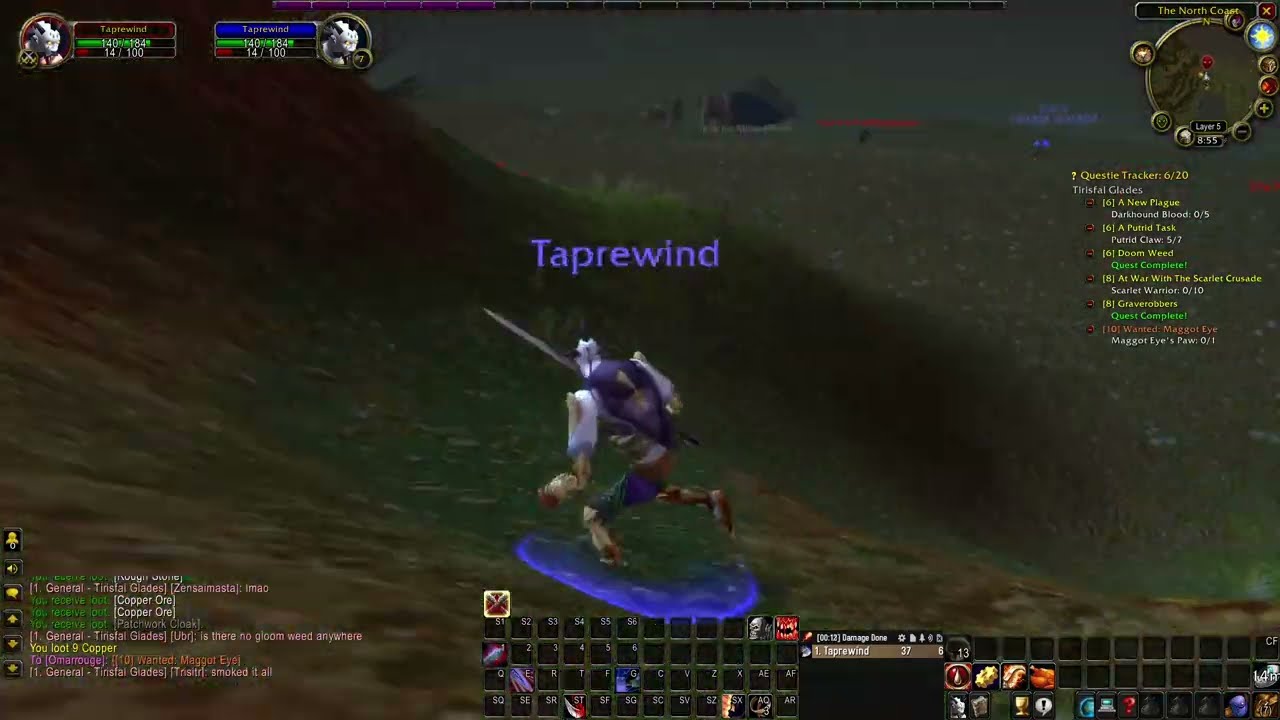 HC WOW - Undead Warrior, just trying to survive.