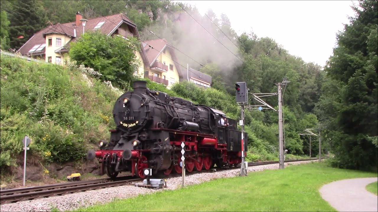 Volldampf mit 58 311 auf der Albtalbahn