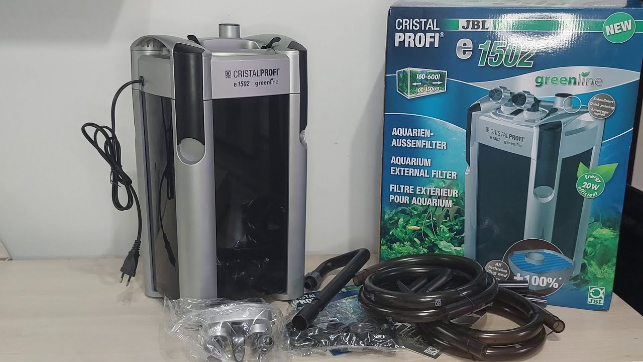 Jbl CristalProfi e1502 greenline filter UNBOXING