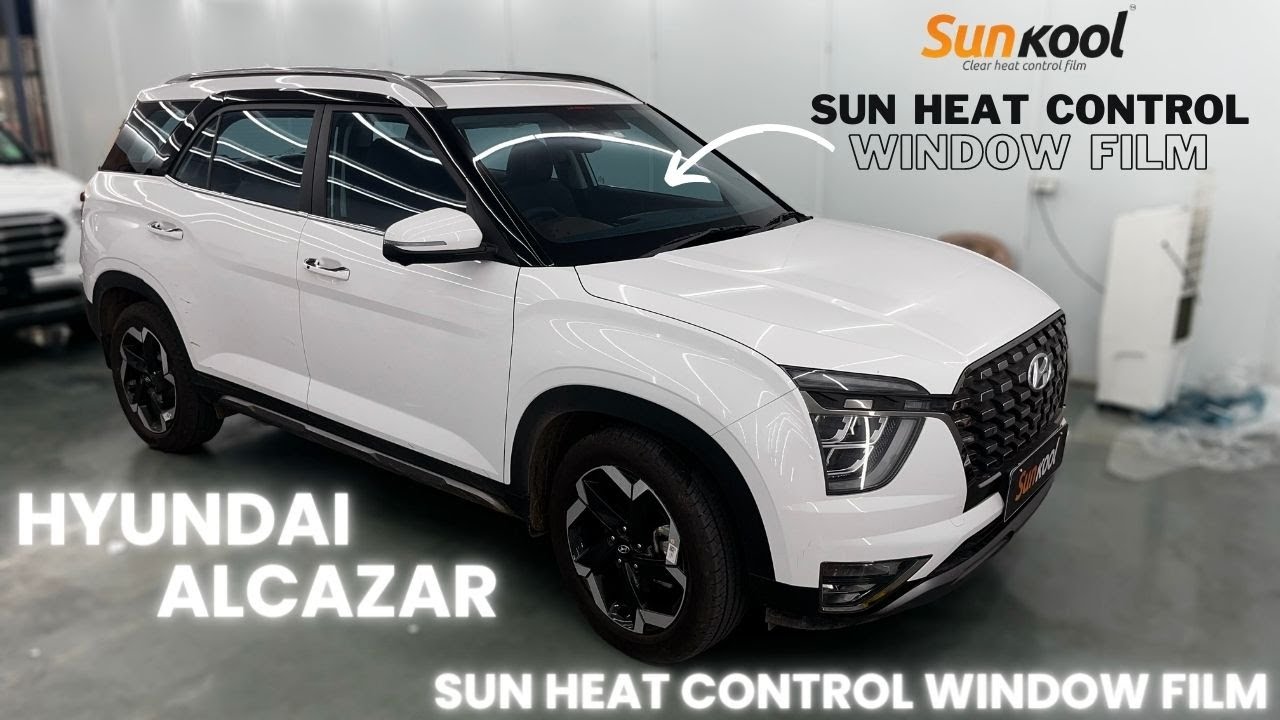 Sunkool Sun Heat Control Window Film Installed in Hyundai Alcazar | Sun Heat Control Film #sunkool