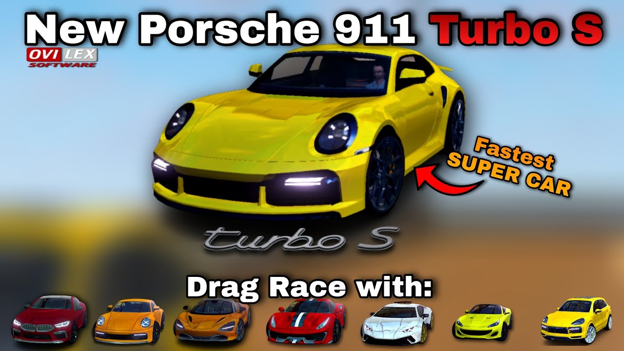 Driving School Sim Update | New Porsche 911 Turbo S | How fast it is & Drag Races | Android & iOS