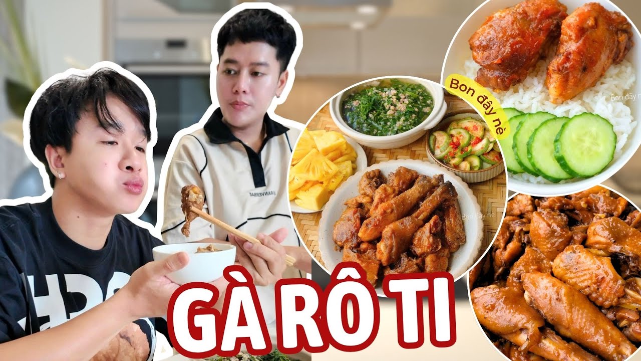 Công Thức Làm Gà Rô Ti Mặn Mặn Cay Cay Hao Cơm Cùng Bon Nha | Bon đây nè