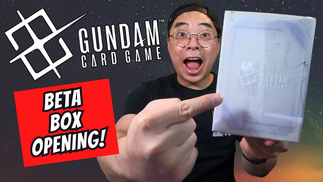 WE PULLED IT! Gundam Card Game Game Beta Box Opening!