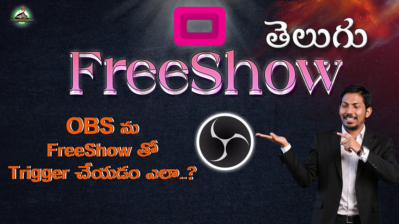Control OBS with FreeShow Using Triggers | Telugu Tutorial (Advanced Level Guide)