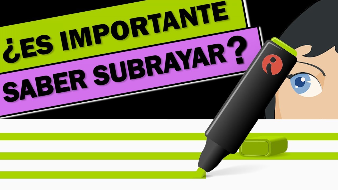 🖍️ C&oacute;mo Subrayar Apuntes Mejor: T&eacute;cnicas de estudio