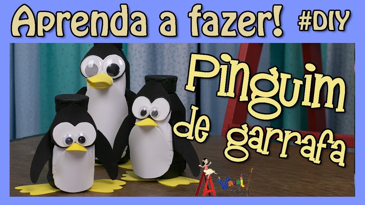 Pinguim de garrafa - Oficina do Varal de Histórias