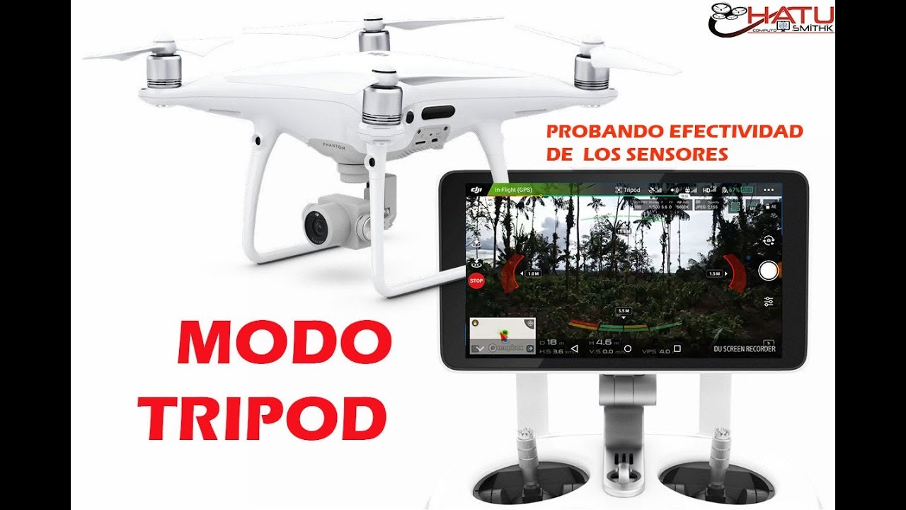 PROBANDO MODO TRIPOD PHANTOM 4 PRO en ESPAÑOL E