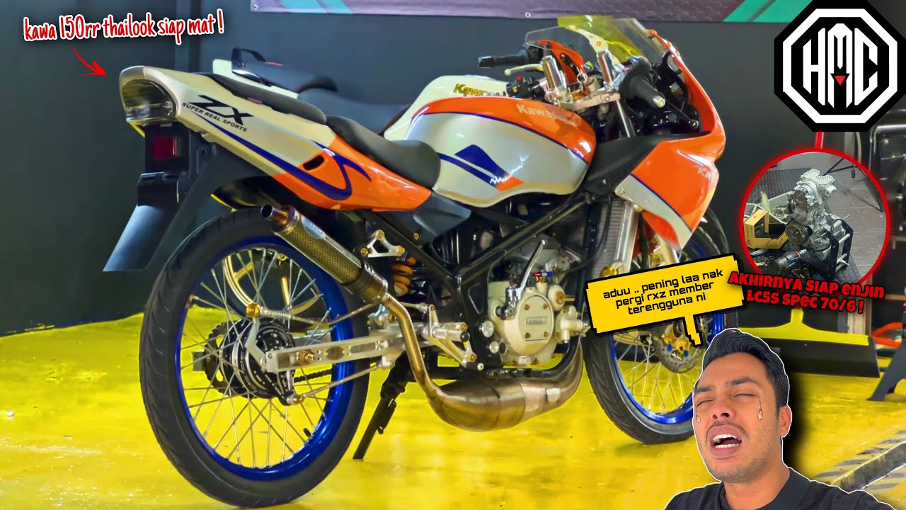 akhirnya KAWA 150RR THAILOOK siap ! 🤩 | EVENT RXZ MEMBER ON ! 😈 | MASALAH lagi ! 😭
