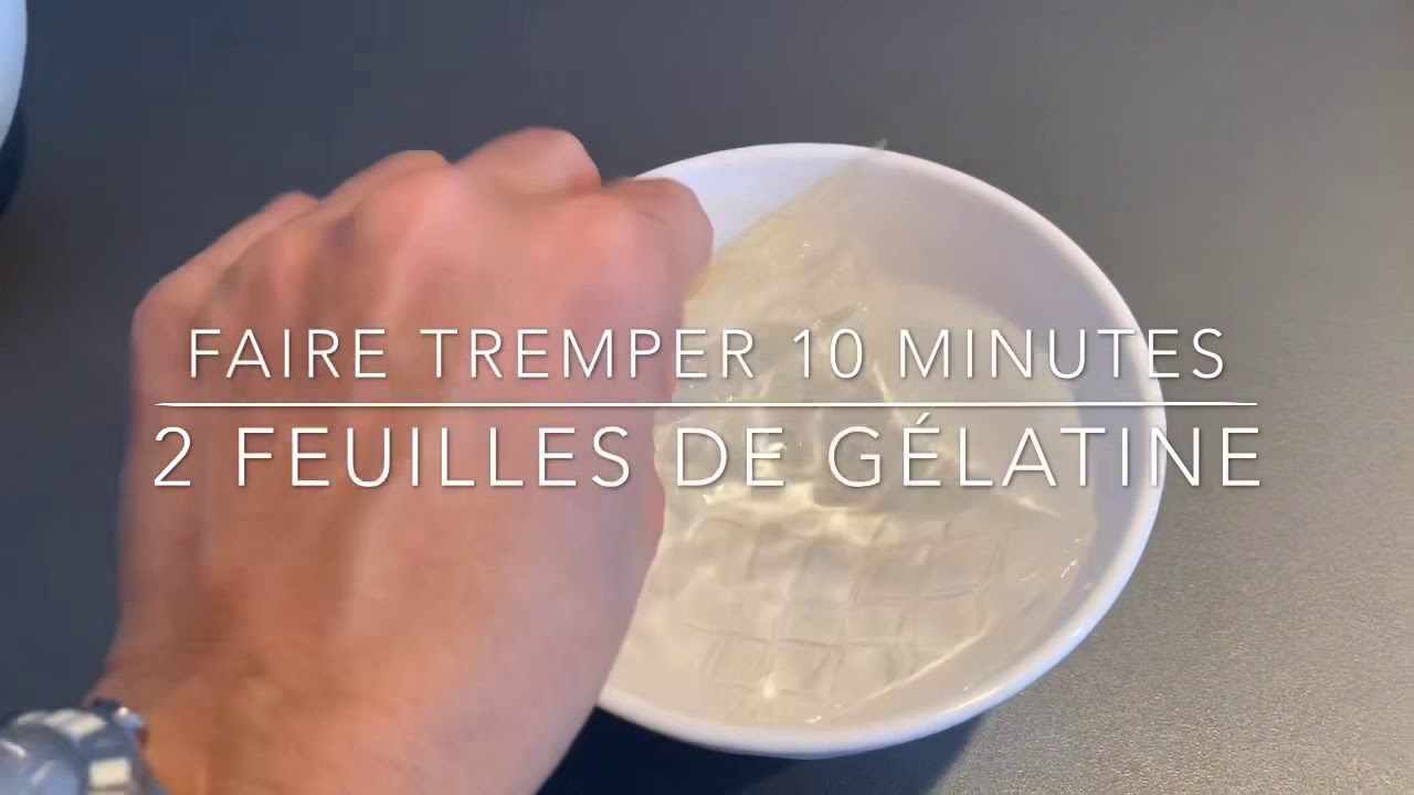 Buche chocolat blanc / framboises au Thermomix