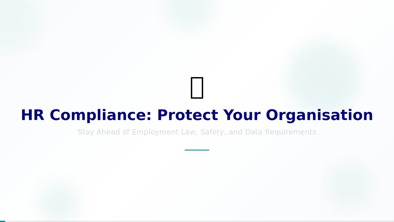 HR Compliance: Protect Your Organisation | PRS Consultancy