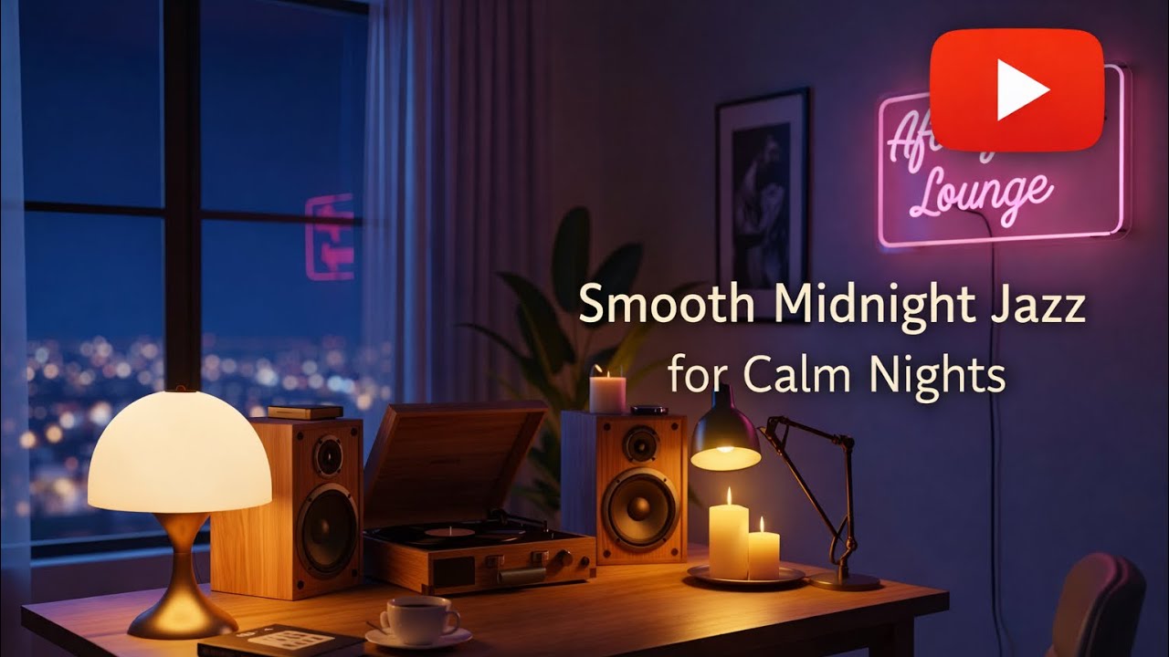 Afterglow Lounge ☕ Smooth Midnight Jazz for Calm Nights & Deep Focu