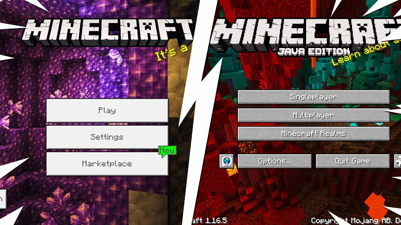 Minecraft Java VS Bedrock Edition