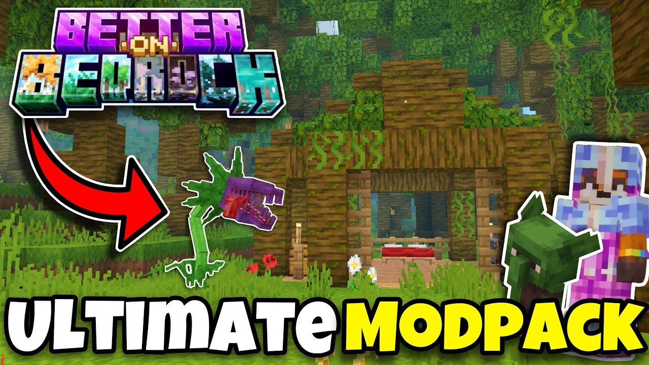 I Made The ULTIMATE Minecraft Bedrock Modpack... (#1)