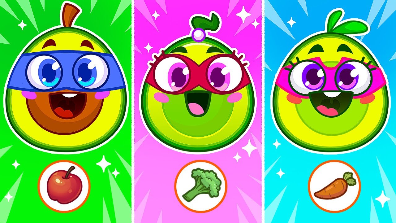 🍎 Healthy Heroes vs Junk Food Villains 🍕 Kids Learn about Healthy Nutrition