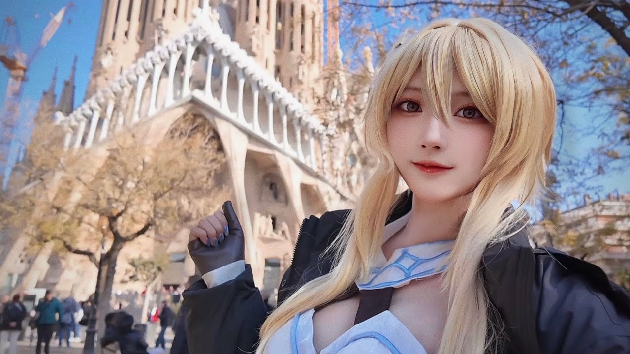 初ヨーロッパ旅行で爆飲みしてしまう蛍コスプレイヤー【スペイン旅行】genshinimpact #原神