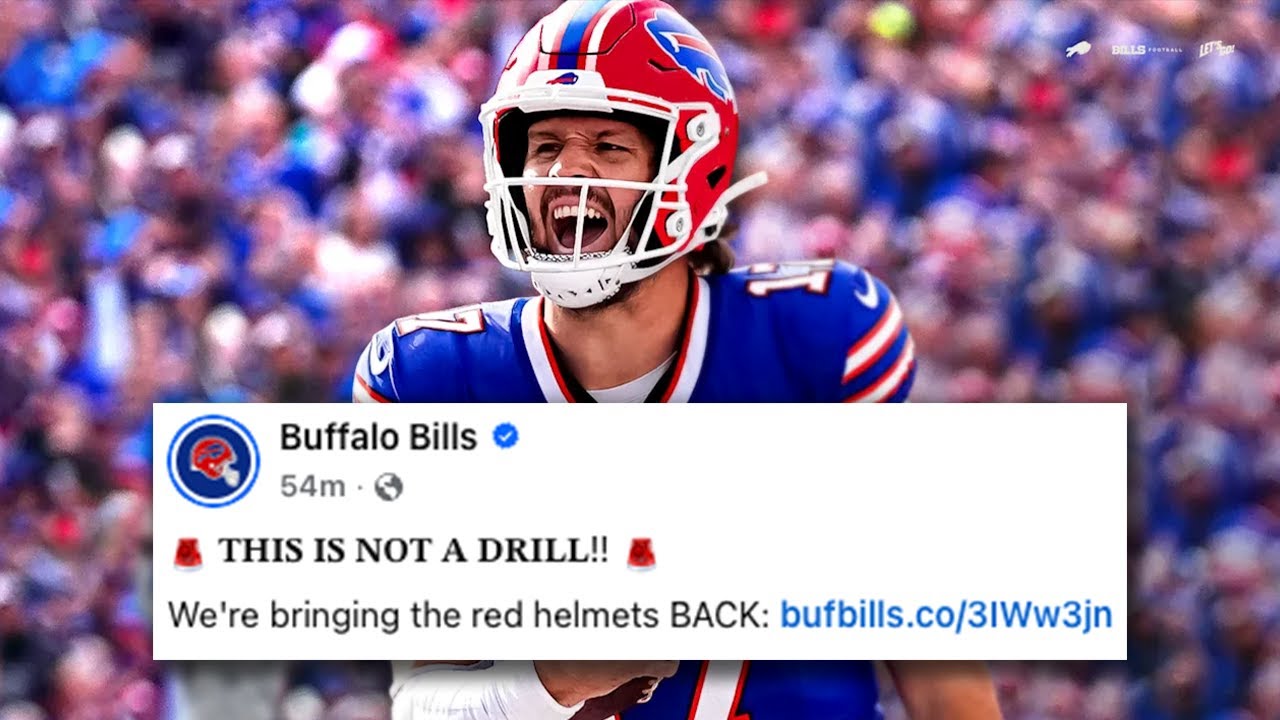 Buffalo Bills announce return of iconic red helmets to celebrate final season at Highmark Stadium