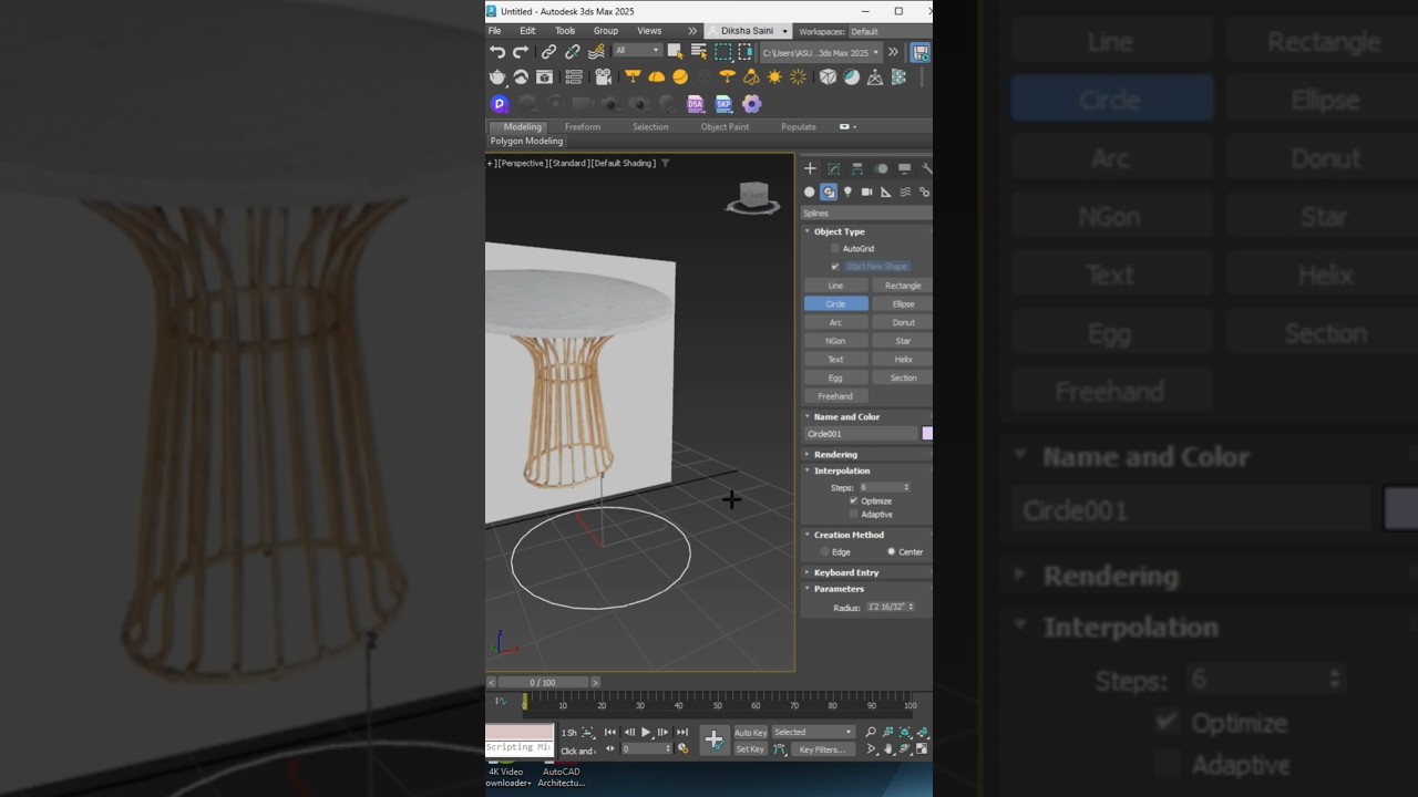 ✅ Round Table Modeling in 3ds Max &ndash; Day 1 | 3ds Max Modeling Series