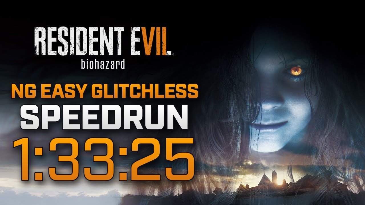 Resident Evil 7 Glitchless Speedrun | NG Easy | 1h:33m:25s