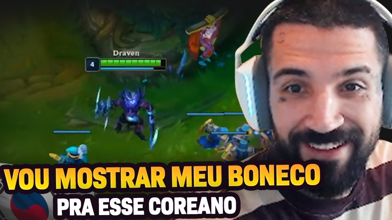 BRTT MOSTROU O DRAVEN PRO DUO SMURF COREANO  - BOOTCAMP DO BRTT NA KR