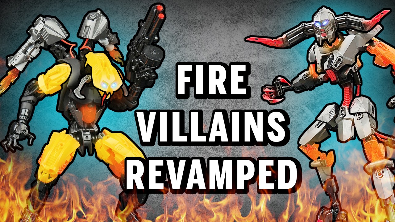 Every LEGO Hero Factory FIRE VILLAIN Built Better