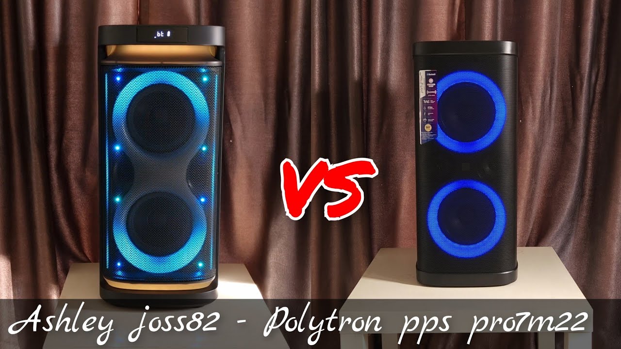 Polytron PPS PRO7M22 VS Ashley Joss 82 #ashley #joss82 #polytron #ppspro7m22 #speaker #party