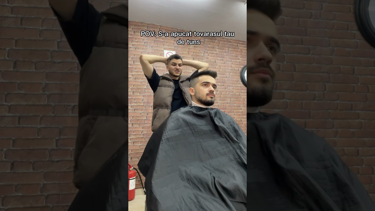 Cum e cand se apuca tovarasul tau de tuns 😅💈