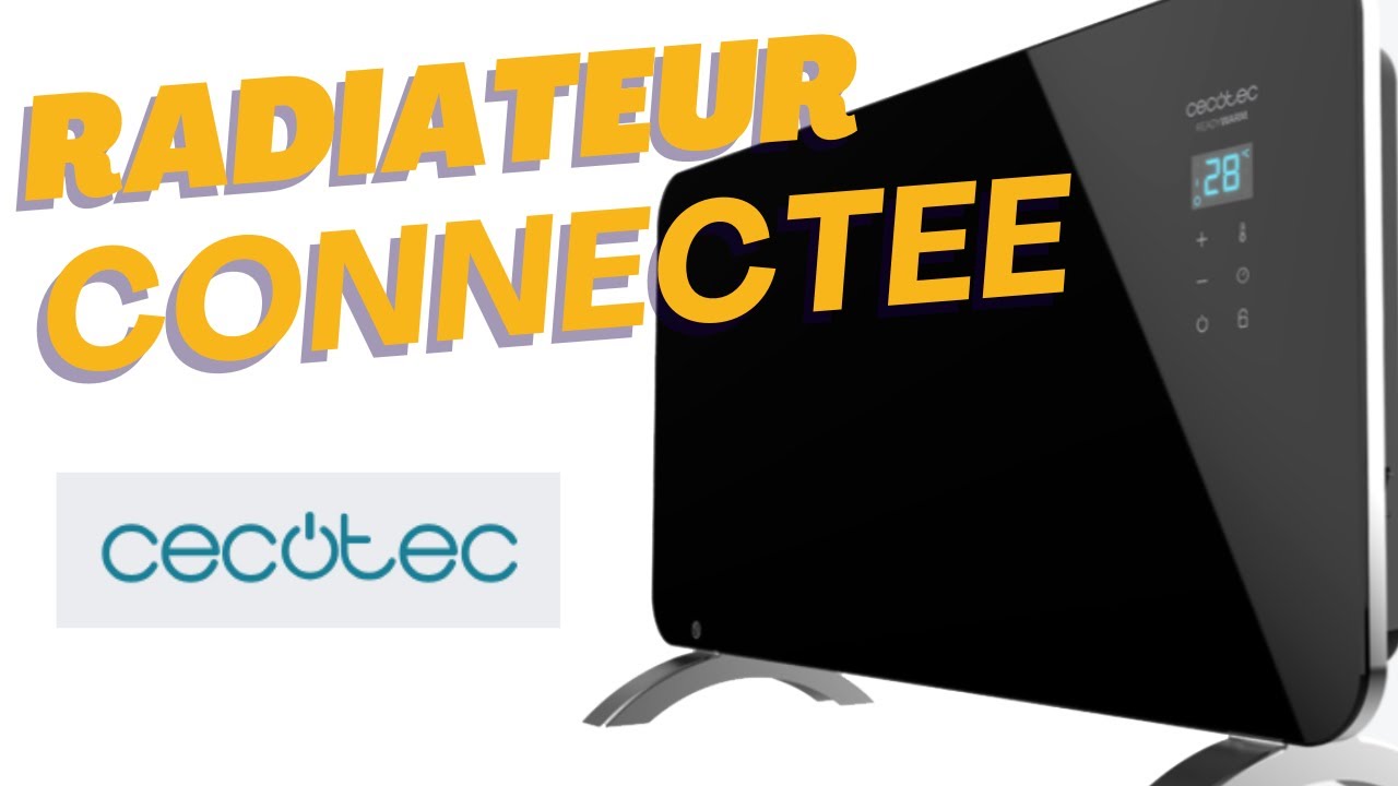 Radiateur connecté cecotec Ready Warm 6720 Crystal Connection